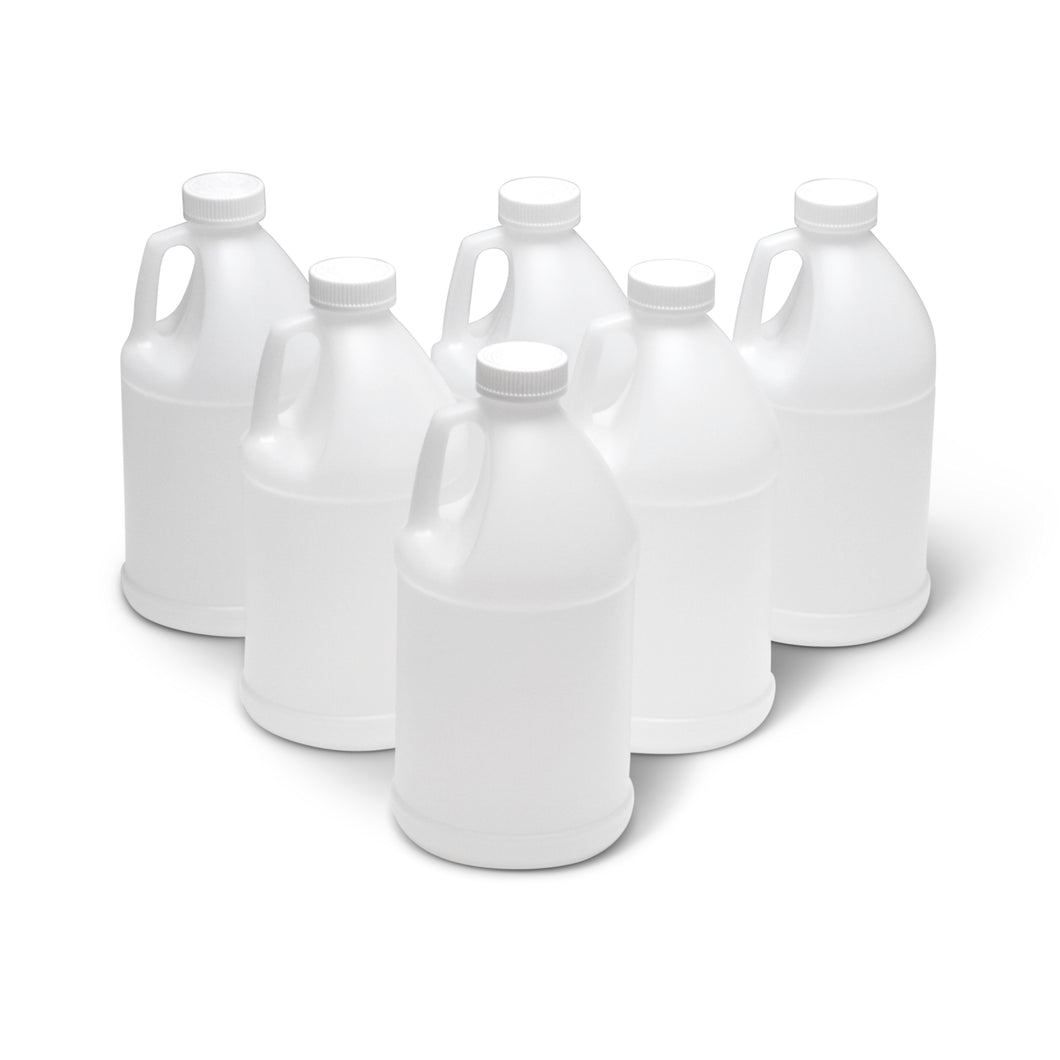 empty half gallon jugs with child caps