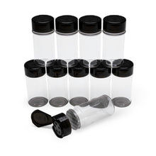 Load image into Gallery viewer, plastic spice bottle with black lid
